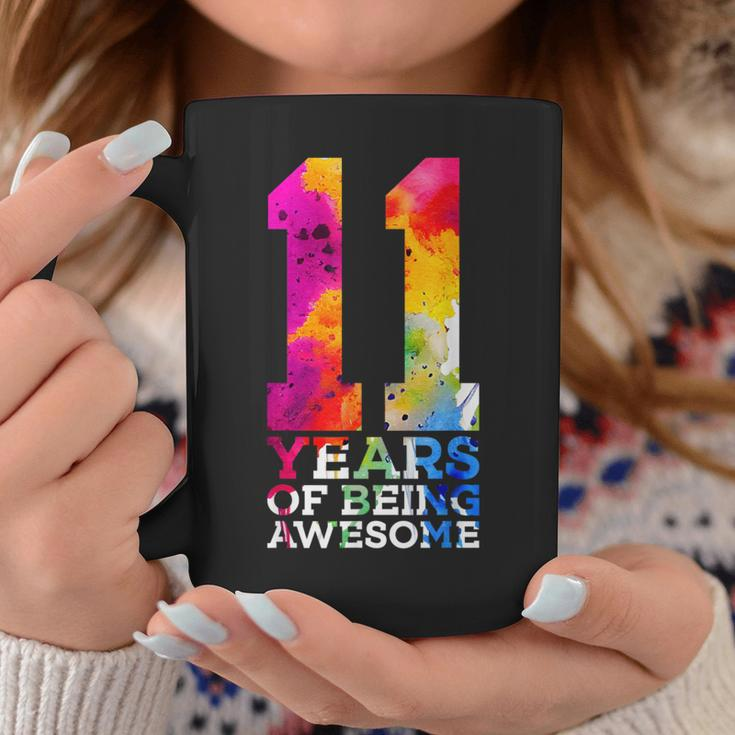 11 Years Of Being Awesome 11Th Birthday Coffee Mug Unique Gifts