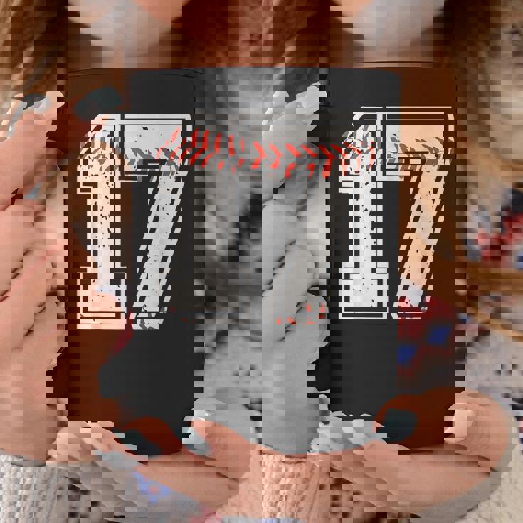 17 Cumpleaños 17 Años Béisbol Chicos Niñas Amor El Taza de café Regalos divertidos