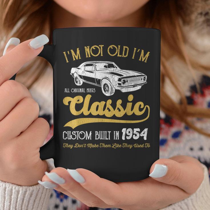 1954 Vintage Car 1954 Birthday I'm Not Old I'm Classic 1954 Coffee Mug Unique Gifts