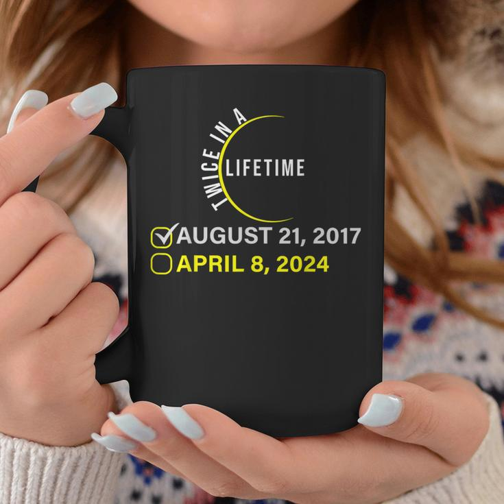 2024 Solar Eclipse American Totality Twice In Lifetime 2024 Coffee Mug Unique Gifts