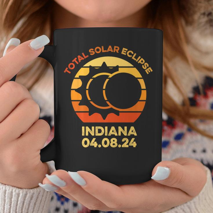 2024 Solar Eclipse Indiana Trip In Path Of Totality April 8 Coffee Mug Unique Gifts
