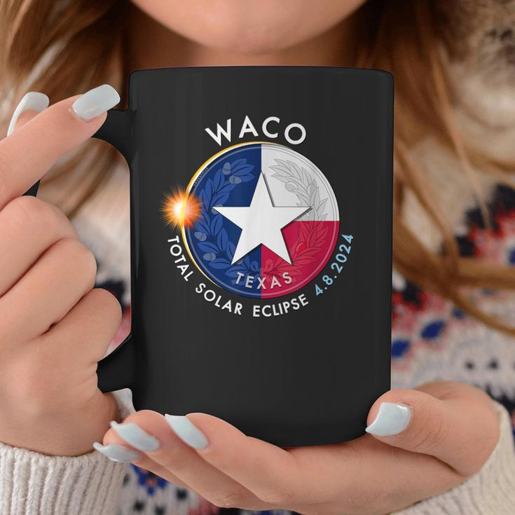 2024 Total Solar Eclipse Totality Waco Texas Coffee Mug Unique Gifts