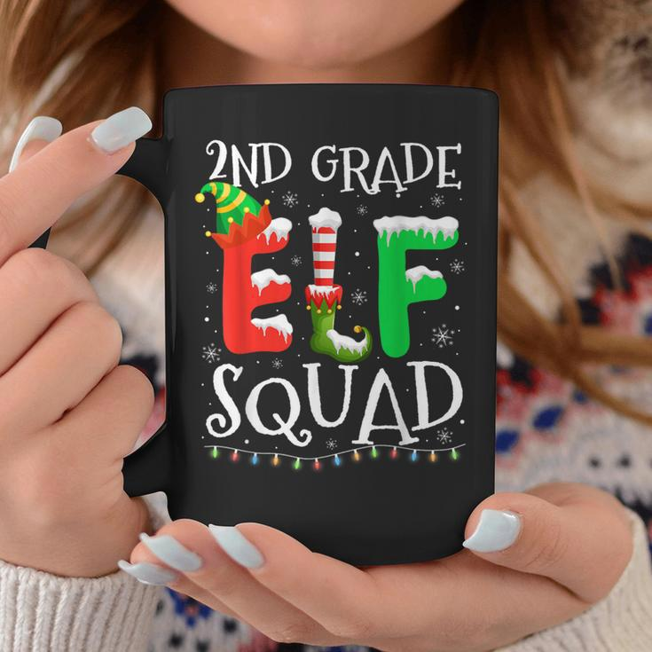 2Nd Grade Elf Squad Teacher Christmas Students Coffee Mug Funny Gifts