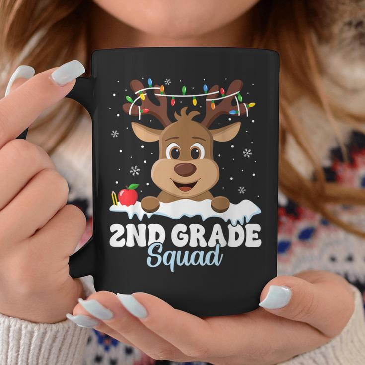 2Nd Grade Teacher Christmas Second Grade Squad Reindeer Xmas Coffee Mug Unique Gifts