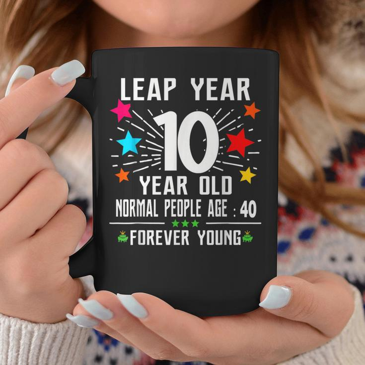 40 Years Old Birthday Leap Year 10 Year Old 40Th Bday Coffee Mug Funny Gifts