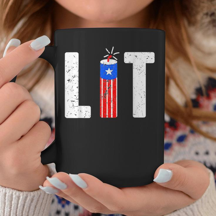 4Th Of July Lit Fireworks Coffee Mug Unique Gifts