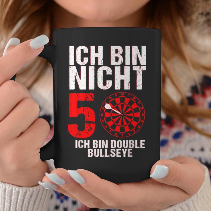 50 Geburtstag Geschenk Lustiges Dart Spruch Double Bullseye Tassen Lustige Geschenke