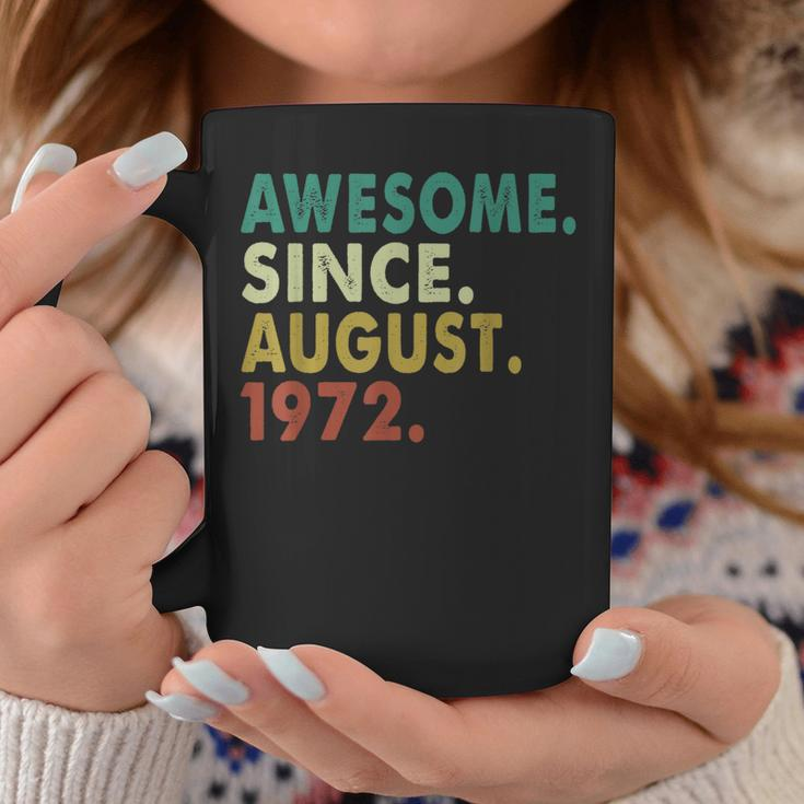 50 Year Old Awesome Since August 1972 50Th Birthday Coffee Mug Unique Gifts