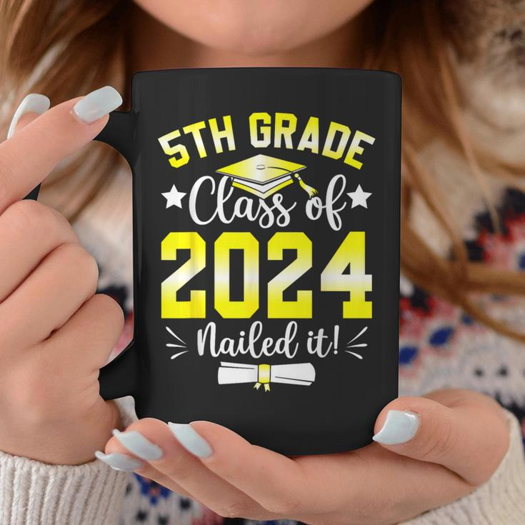 5Th Grade Nailed It 5Th Grade Graduation Class Of 2024 Coffee Mug Unique Gifts