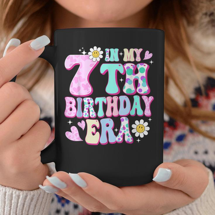 In My 7Th Birthday Era Seven Bday 7 Year Old Birthday Girl Coffee Mug Unique Gifts