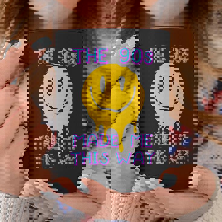 The 90S Made Me This Way Retro Nineties Rave Face 90S Coffee Mug Personalized Gifts
