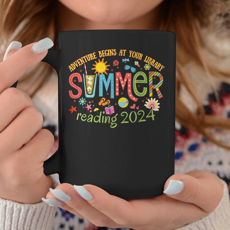 Adventure Begins At Your Library Summer Reading Program 2024 Coffee Mug Unique Gifts