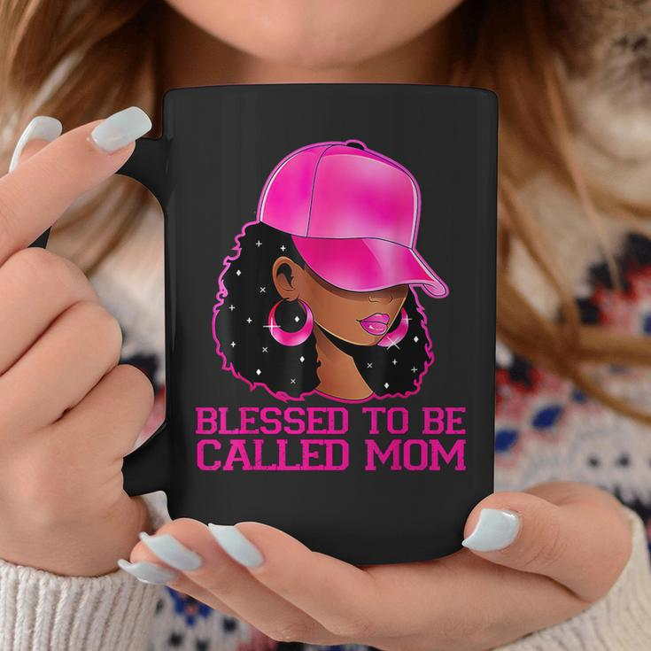 African American Afro Blessed To Be Called Mom Coffee Mug Personalized Gifts