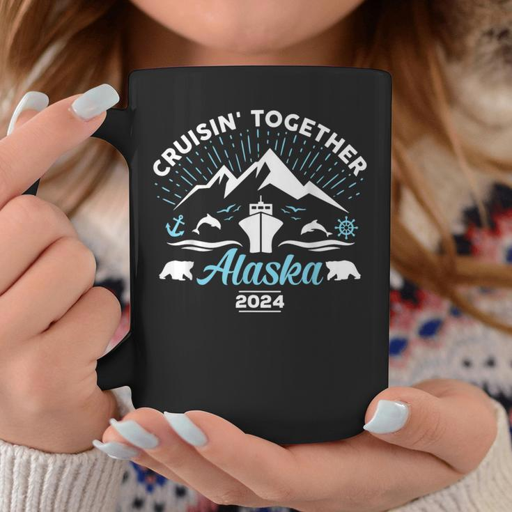Alaska Cruise 2024 Family Friends Group Travel Matching Coffee Mug Personalized Gifts