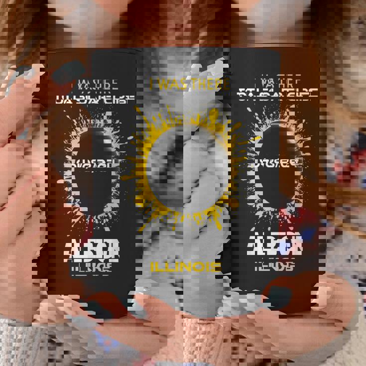 Albion Illinois Total Solar Eclipse 2024 Coffee Mug Personalized Gifts