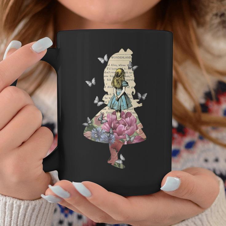 Alice In Wonderland Magical Garden -Intage Book Tassen Lustige Geschenke