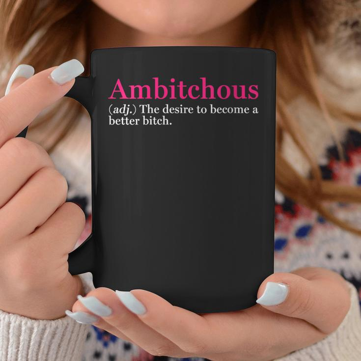 Ambitchous Inspirational Definition Coffee Mug Funny Gifts