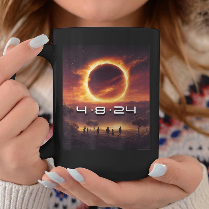 America Totality Spring 2024 4-8-2024 Total Solar Eclipse Coffee Mug Unique Gifts