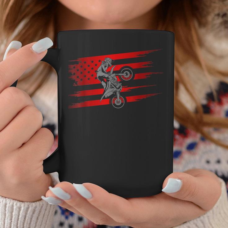 American Flag Motocross Apparel Motocross Dirt Bike Coffee Mug Unique Gifts