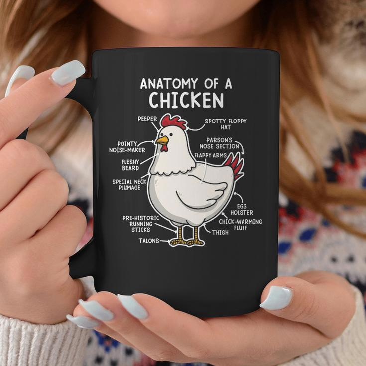 Anatomy Of A Chicken Country Farm Women Girl Coffee Mug Unique Gifts