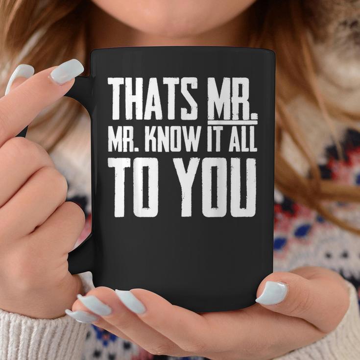 & Boys Mr-Know-It-All Coffee Mug Unique Gifts