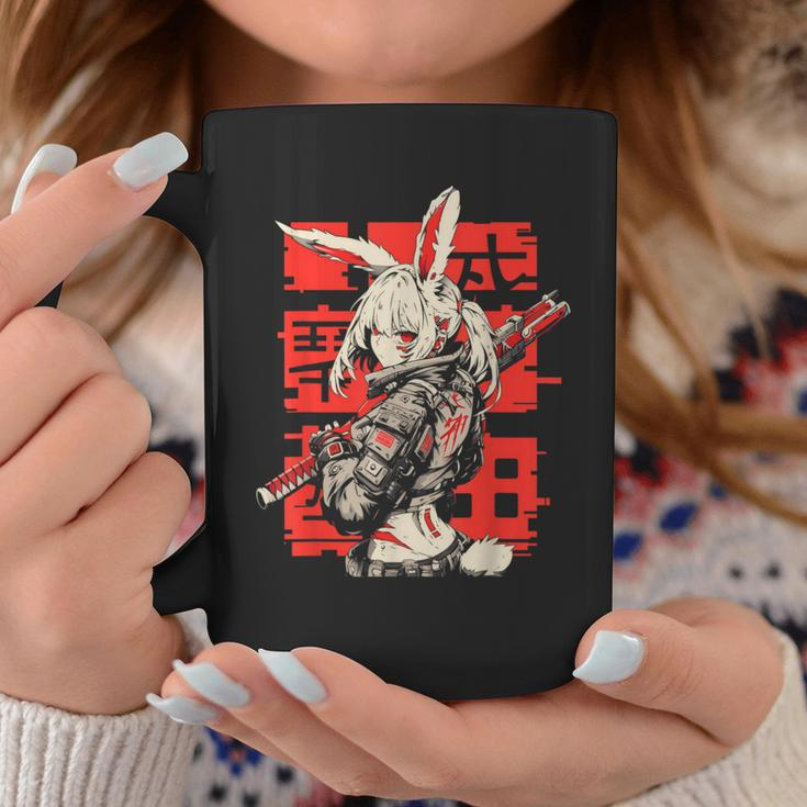 Anime Manga Cyberpunk Aesthetic Techwear Harajuku Bunny Girl Coffee Mug Unique Gifts