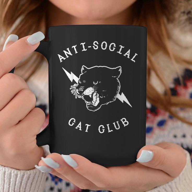 Anti Social Cat Club Panther HeadCoffee Mug Unique Gifts