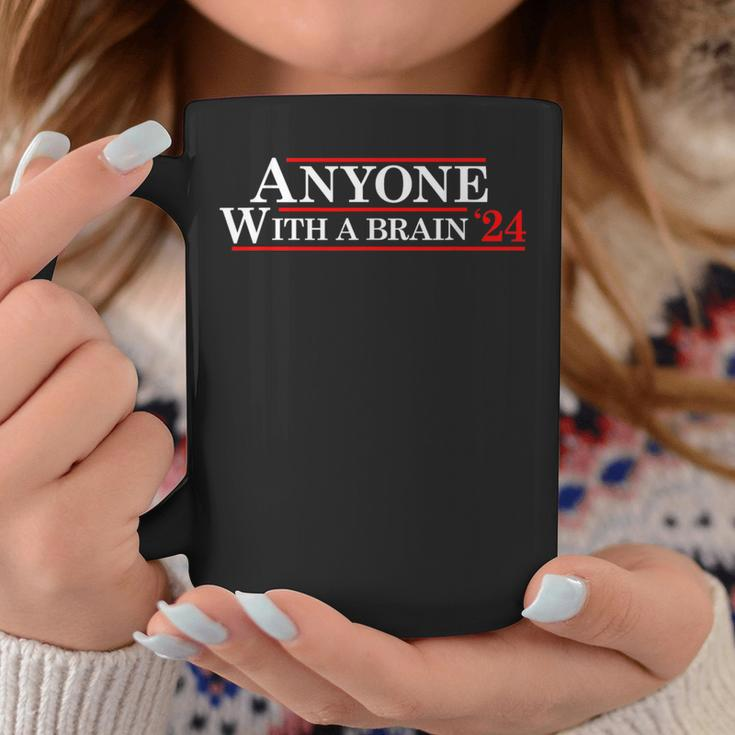 Anyone With A Brain 2024 Presidential Election Coffee Mug Unique Gifts