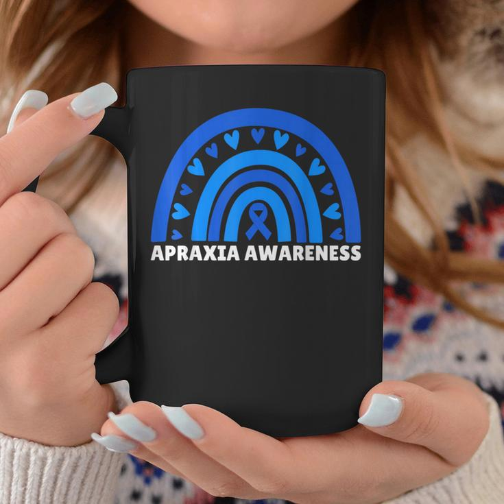 Apraxia Awareness Sister Brother Son Rainbow Apraxia Warrior Coffee Mug Personalized Gifts