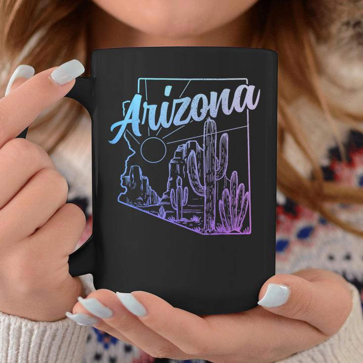 Arizona Az Pride Cactus Desert State Map Coffee Mug Unique Gifts