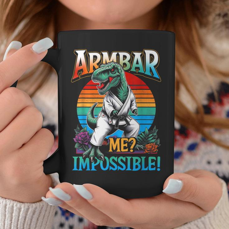 Armbar Me ImpossibleRex Dinosaur Jiujitsu Bjj Coffee Mug Unique Gifts