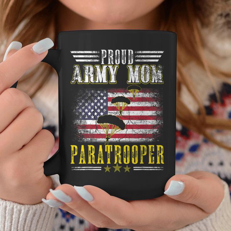 Army Paratrooper Proud Mom Airborne Usa Soldier Coffee Mug Unique Gifts