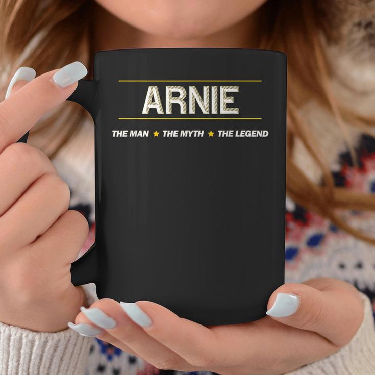 Arnie The Man The Myth The Legend Boys Name Coffee Mug Funny Gifts