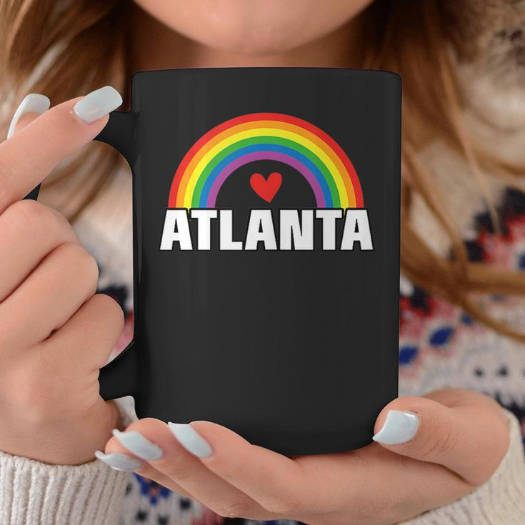 Atlanta Gay Pride Month Festival 2019 Rainbow Heart Coffee Mug Unique Gifts