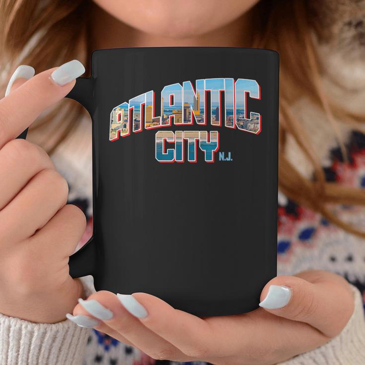 Atlantic City New Jersey Nj Skyline Pride Vintage Coffee Mug Unique Gifts