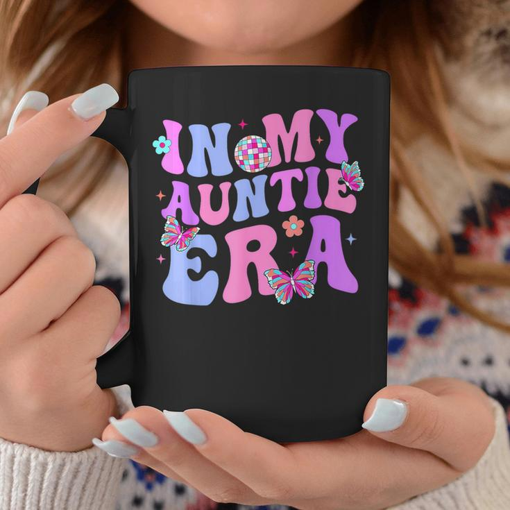 In My Auntie Era Retro Groovy Mother's Day Best Aunt Ever Coffee Mug Funny Gifts