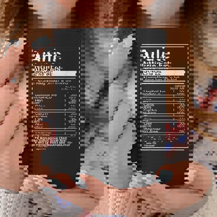 Auntie Nutrition Facts Coffee Mug Unique Gifts