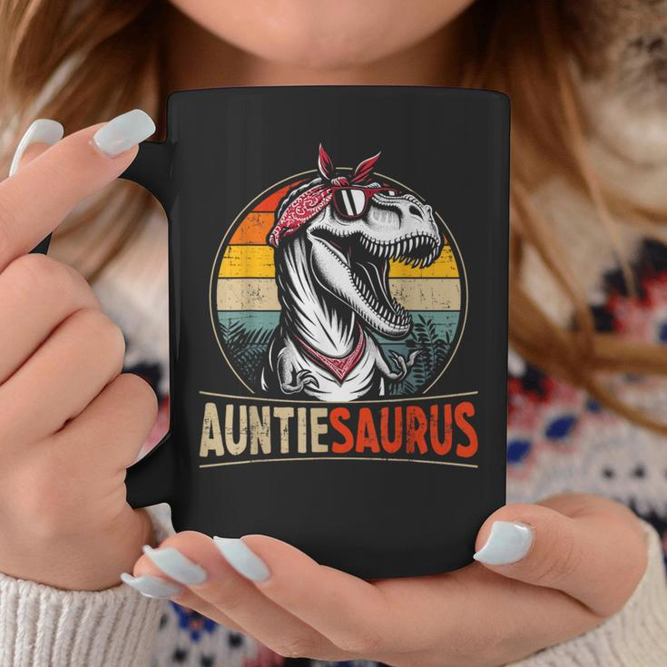 Auntiesaurus Dinosaur For Aunt Or Auntie Matching Family Coffee Mug Funny Gifts