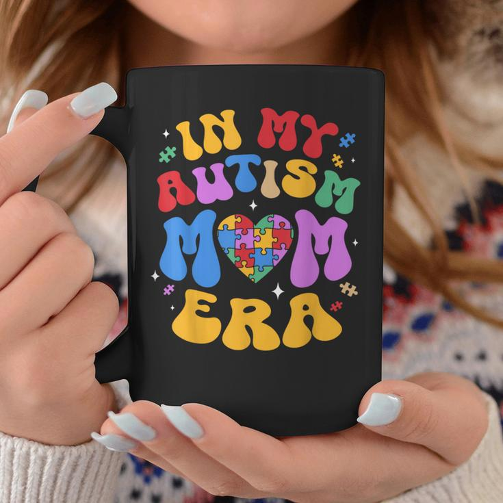 My Autism Mom Autism Awareness Groovy Retro Vintage Coffee Mug Unique Gifts