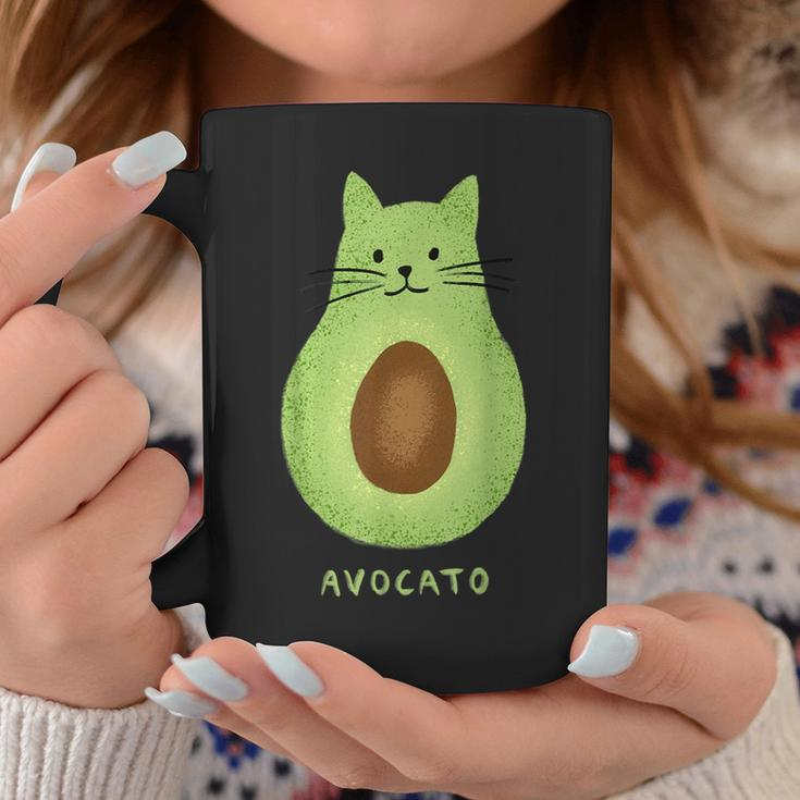 Avocato Cute Cat Avocado Vegan And Cat Owner Kitten Coffee Mug Unique Gifts