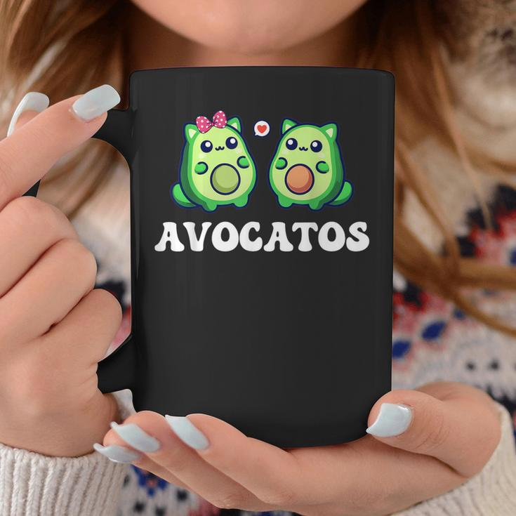 Avogato Avocado Paar Katze Kätzchenegan Avocatos Tassen Lustige Geschenke
