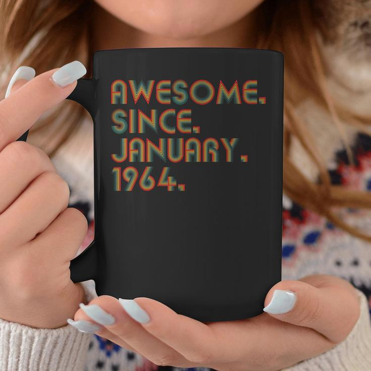 Awesome Since January 1964 Vintage 60Th Birthday Coffee Mug Unique Gifts