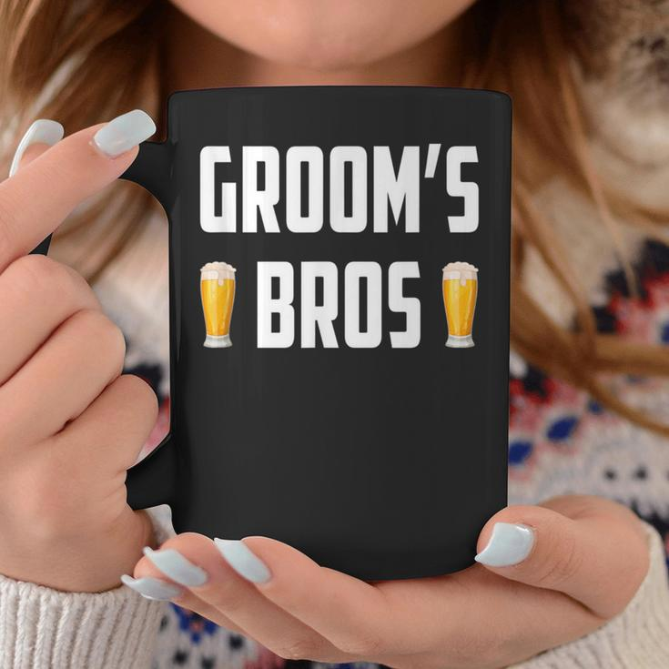 Bachelor Party For Groomsmen Groom's Bros Coffee Mug Unique Gifts