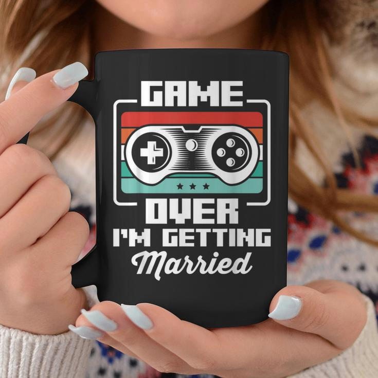 Bachelor Videogamer Gaming Game Over I'm Getting Married Coffee Mug Unique Gifts