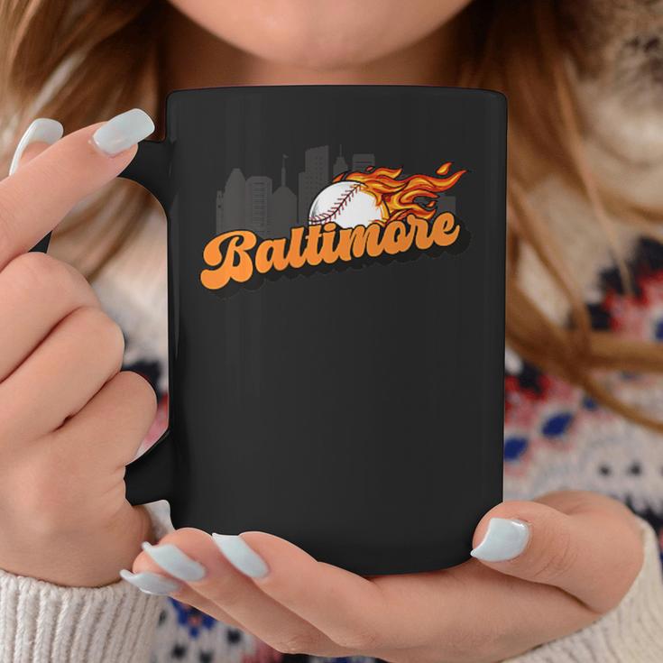 Baltimore Baseball Vintage Player Retro Baseball Lover Coffee Mug Unique Gifts