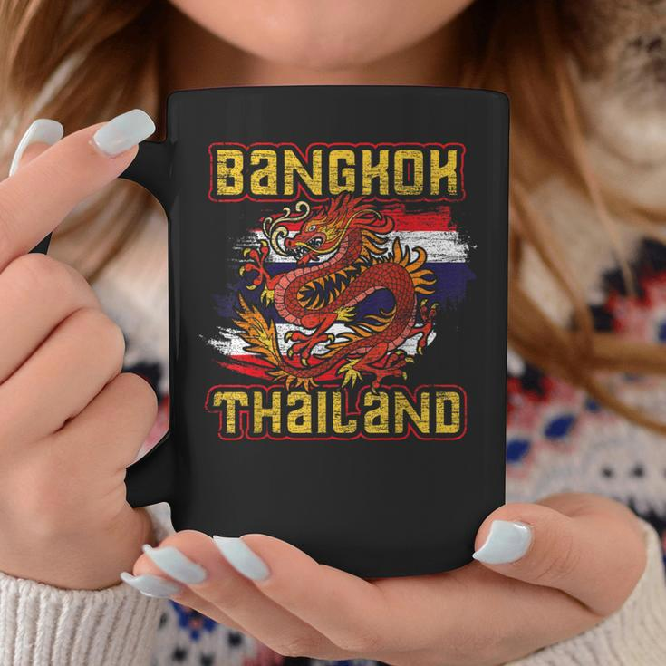 Bangkok Dragon Thai Food Thai Flag Tassen Lustige Geschenke