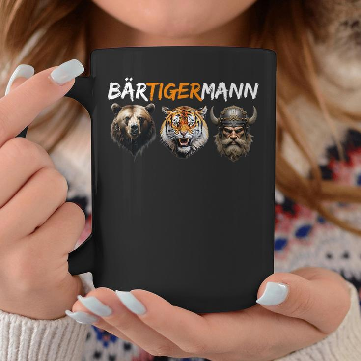Bärtigermann Bear Tiger Mann Viking Fan Word Game Tassen Lustige Geschenke