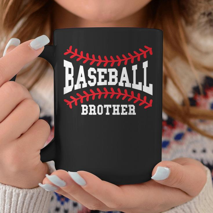 Baseball Brother Laces Little League Big Bro Matching Family Coffee Mug Unique Gifts