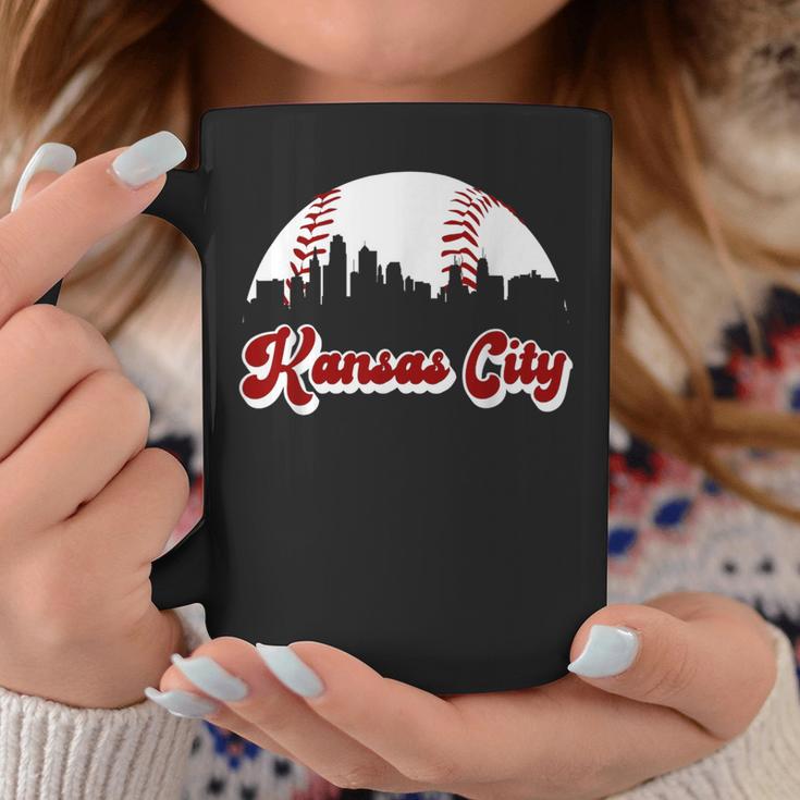 Baseball Kansas City Vintage Love Blue Color Royal Skyline Coffee Mug Unique Gifts