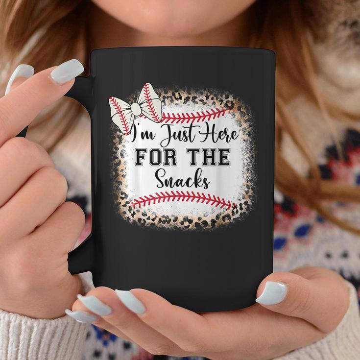 Baseball Sister Im Just Here For The Snacks Toddler Girl Coffee Mug Unique Gifts